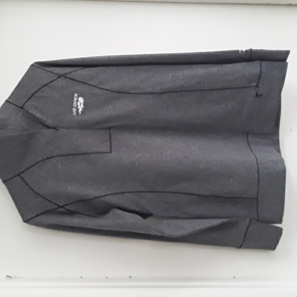 Cutter and Buck Traverse Stretch Long Sleeve Grey Pullover